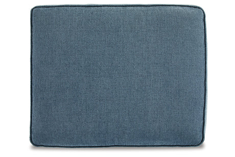 Cashton Blue Chair and Ottoman from Ashley - Luna Furniture