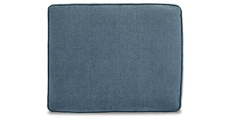 Cashton Blue Ottoman from Ashley - Luna Furniture
