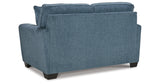 Cashton Blue Loveseat from Ashley Furniture - Luna Furniture