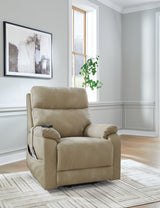 Next-Gen Durapella Sand Power Lift Recliner from Ashley Furniture - Luna Furniture