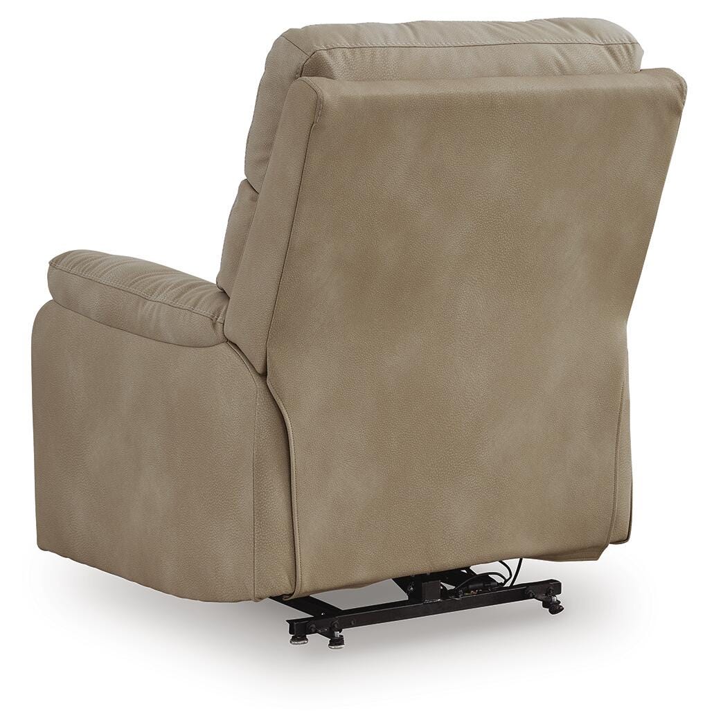 Next-Gen Durapella Sand Power Lift Recliner from Ashley - Luna Furniture