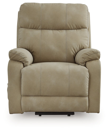 Next-Gen Durapella Sand Power Lift Recliner from Ashley Furniture - Luna Furniture