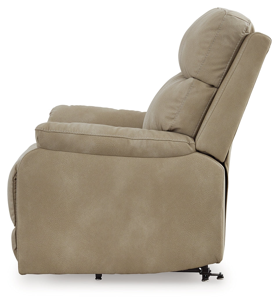 Next-Gen Durapella Sand Power Lift Recliner from Ashley Furniture - Luna Furniture
