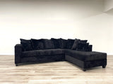 Monroe Neo Black RAF Sectional from Happy Homes - Luna Furniture