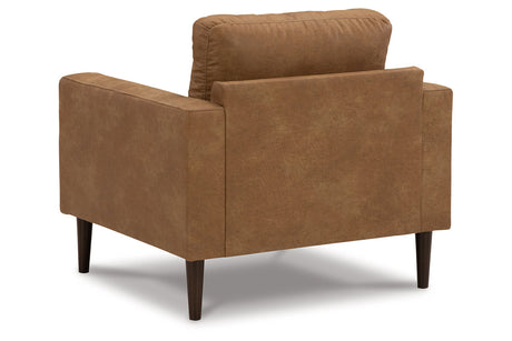 Telora Caramel Sofa, Loveseat, Chair and Ottoman from Ashley - Luna Furniture