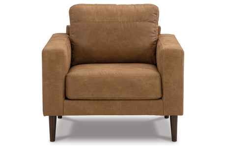 Telora Caramel Sofa, Loveseat, Chair and Ottoman from Ashley - Luna Furniture