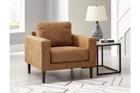 Telora Caramel Sofa, Loveseat, Chair and Ottoman from Ashley - Luna Furniture