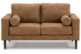 Telora Caramel Sofa, Loveseat, Chair and Ottoman from Ashley - Luna Furniture