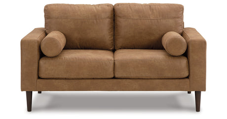 Telora Caramel Loveseat from Ashley Furniture - Luna Furniture