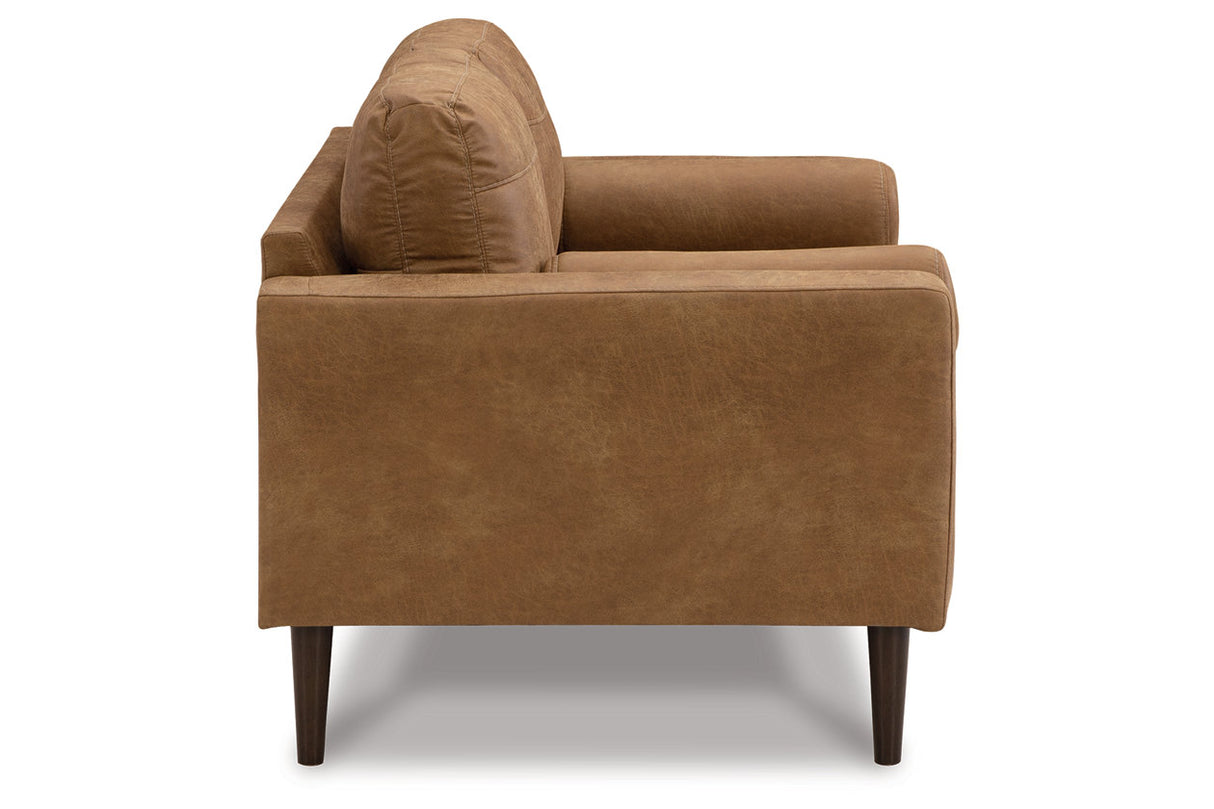 Telora Caramel Sofa, Loveseat, Chair and Ottoman from Ashley - Luna Furniture