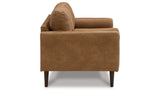 Telora Caramel Loveseat from Ashley Furniture - Luna Furniture