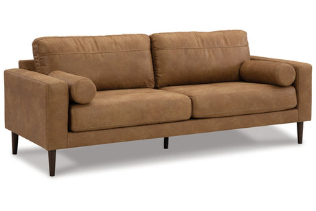 Telora Caramel Sofa, Loveseat, Chair and Ottoman from Ashley - Luna Furniture