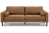 Telora Caramel Sofa, Loveseat, Chair and Ottoman from Ashley - Luna Furniture