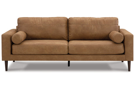 Telora Caramel Sofa, Loveseat, Chair and Ottoman from Ashley - Luna Furniture
