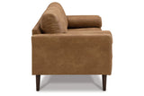 Telora Caramel Sofa, Loveseat, Chair and Ottoman from Ashley - Luna Furniture