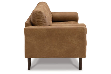 Telora Caramel Sofa, Loveseat, Chair and Ottoman from Ashley - Luna Furniture