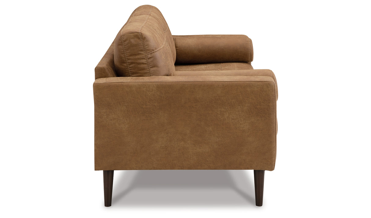 Telora Sofa, Loveseat, Chair and Ottoman in Caramel from Ashley - Luna Furniture
