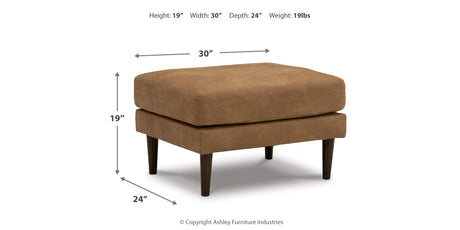 Telora Sofa, Loveseat, Chair and Ottoman in Caramel from Ashley - Luna Furniture