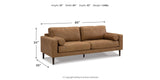 Telora Sofa, Loveseat, Chair and Ottoman in Caramel from Ashley - Luna Furniture