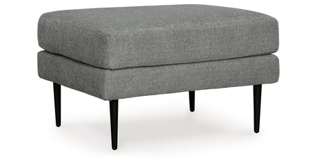 Hazela Charcoal Chair and Ottoman from Ashley Furniture - Luna Furniture