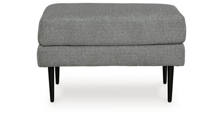 Hazela Charcoal Chair and Ottoman from Ashley Furniture - Luna Furniture