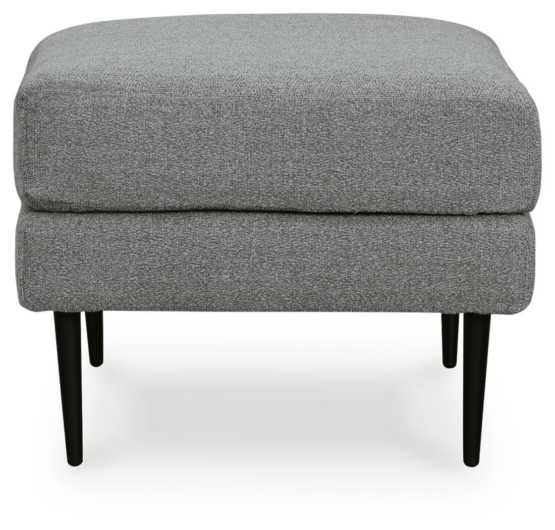 Hazela Charcoal Chair and Ottoman from Ashley Furniture - Luna Furniture