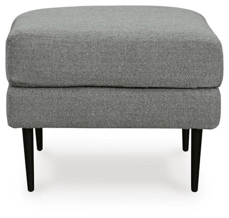 Hazela Charcoal Chair and Ottoman from Ashley Furniture - Luna Furniture