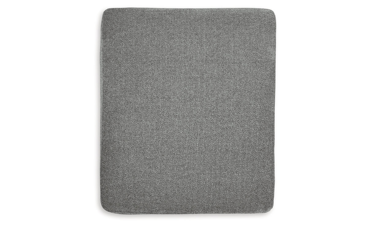 Hazela Charcoal Chair and Ottoman from Ashley Furniture - Luna Furniture