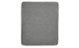 Hazela Charcoal Chair and Ottoman from Ashley Furniture - Luna Furniture