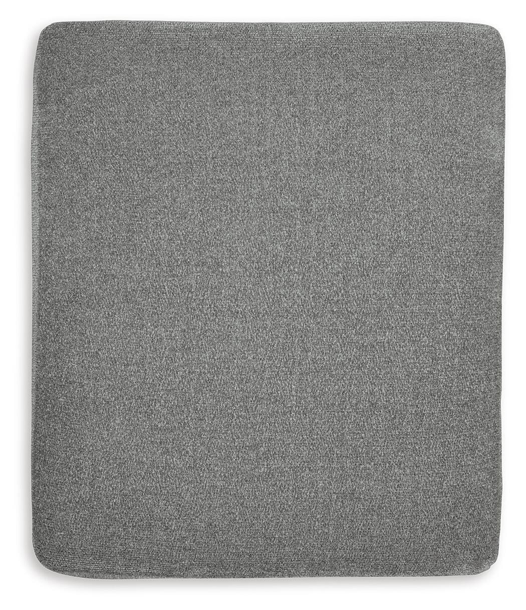Hazela Charcoal Chair and Ottoman from Ashley Furniture - Luna Furniture