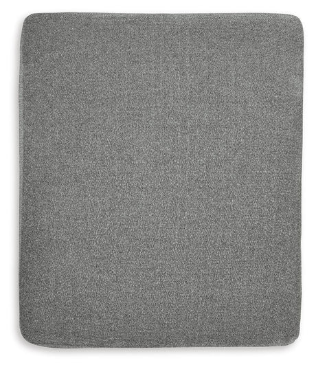 Hazela Charcoal Chair and Ottoman from Ashley Furniture - Luna Furniture