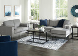 Hazela Charcoal Sofa Chaise and Loveseat from Ashley Furniture - Luna Furniture