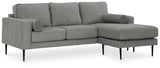Hazela Charcoal Reversible Sofa Chaise from Ashley Furniture - Luna Furniture