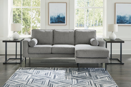 Hazela Charcoal Reversible Sofa Chaise from Ashley Furniture - Luna Furniture
