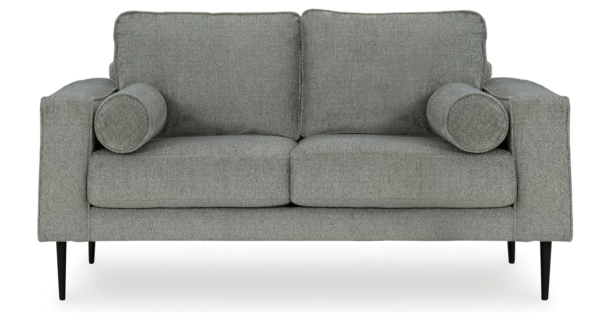 Hazela Charcoal Loveseat from Ashley Furniture - Luna Furniture