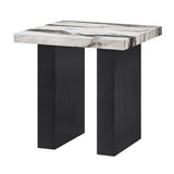 Vega Multi-Color Faux Marble 3-Piece Cocktail Set from Crown Mark - Luna Furniture