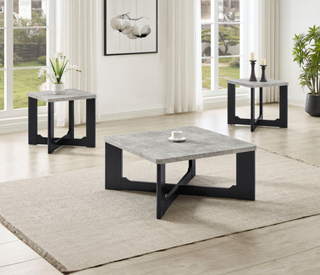 Royce Gray 3-Piece Cocktail Set from Crown Mark - Luna Furniture