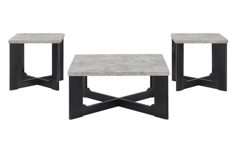 Royce Gray 3-Piece Cocktail Set from Crown Mark - Luna Furniture