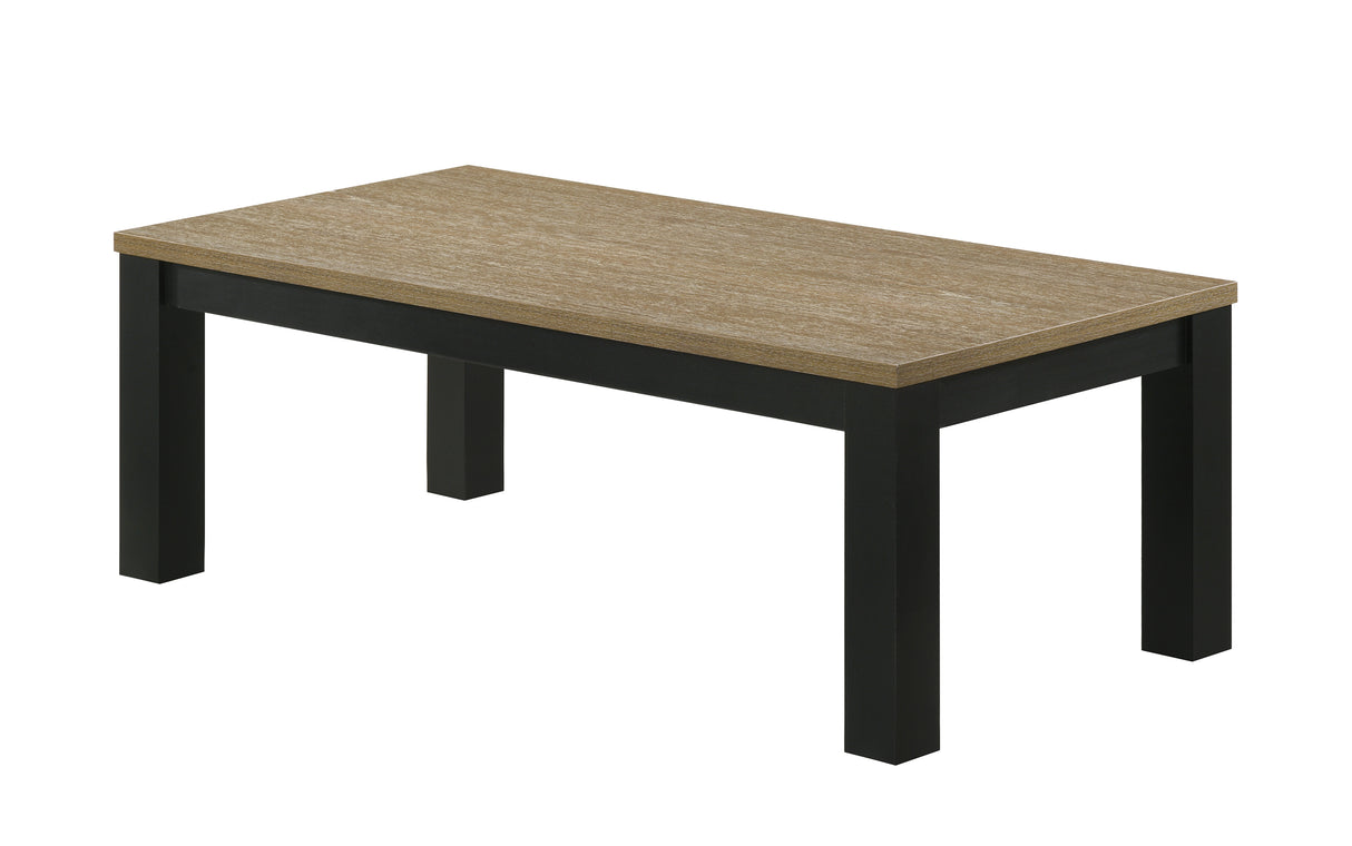 Theo Natural/Black 3-Piece Cocktail Set from Crown Mark - Luna Furniture