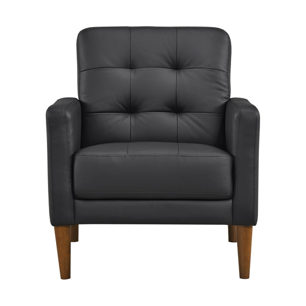 Riva Black Accent Chair