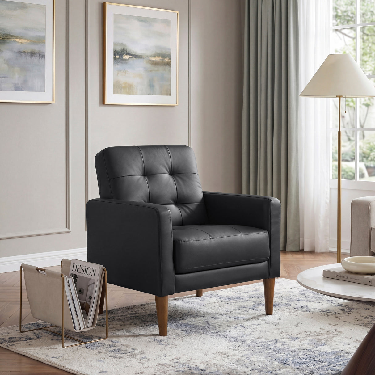 4208BLK-1 Accent Chair from Homelegance - Luna Furniture