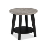Mathis Gray/Black 3-Piece Coffee Table Set