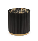 Kara Gold/Black End Table from Crown Mark - Luna Furniture