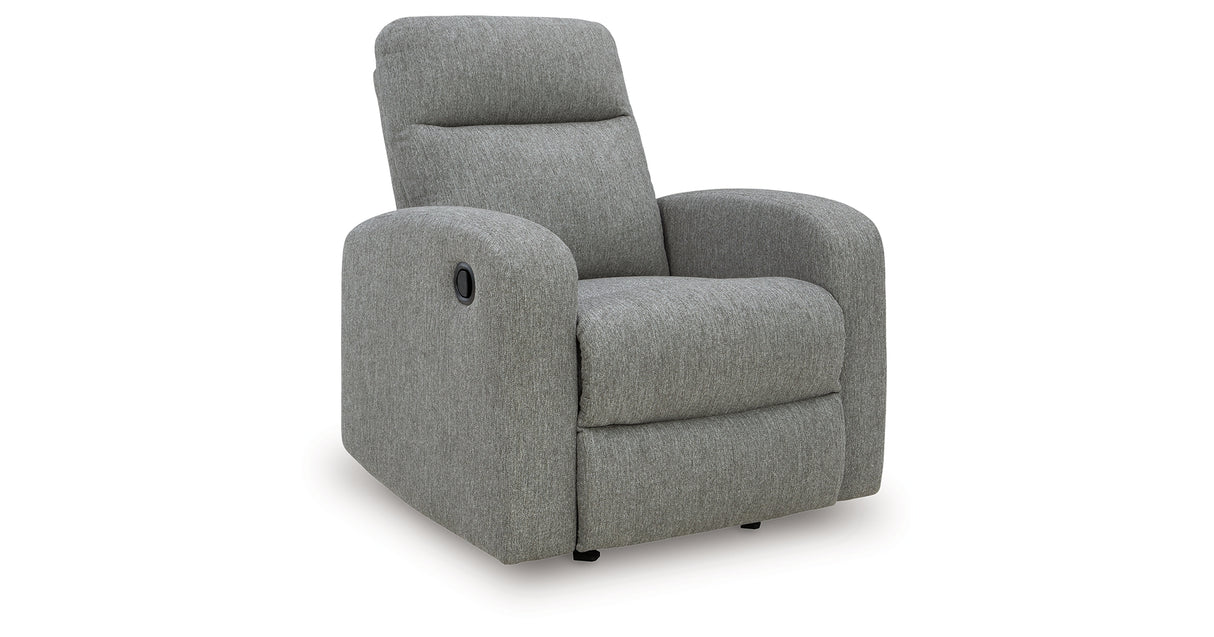 Gauntlet Sterling Recliner from Ashley Furniture - Luna Furniture