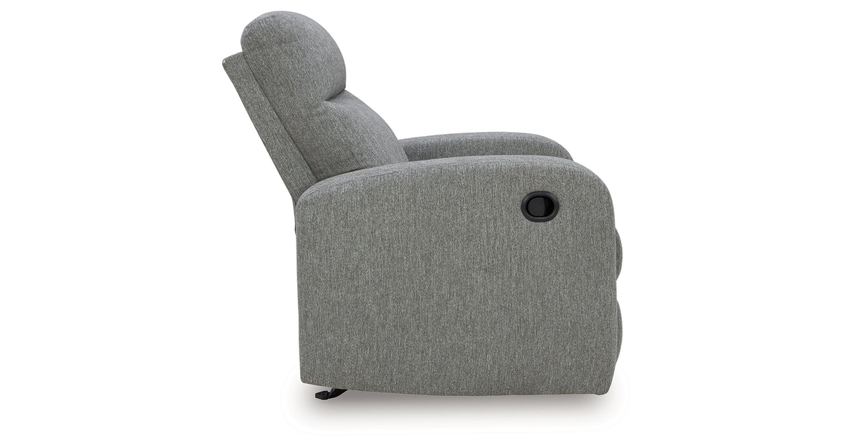 Gauntlet Sterling Recliner from Ashley Furniture - Luna Furniture