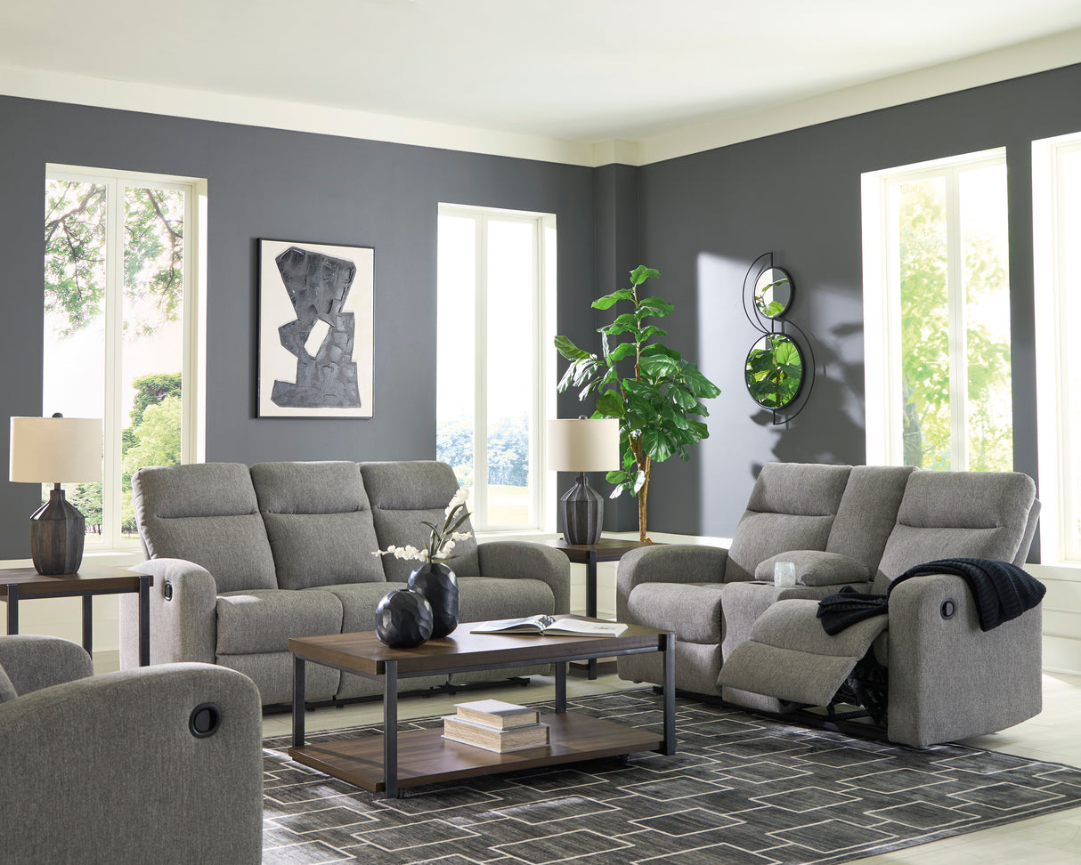 Gauntlet Sterling Reclining Living Room Set