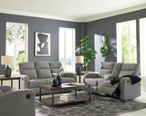 Gauntlet Sterling Reclining Living Room Set