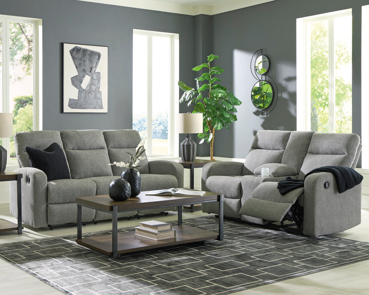 Gauntlet Sterling Reclining Living Room Set