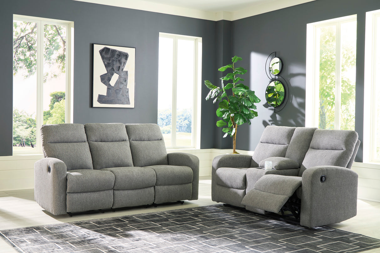 Gauntlet Sterling Reclining Living Room Set