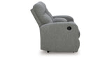 Gauntlet Sterling Reclining Loveseat with Console from Ashley Furniture - Luna Furniture